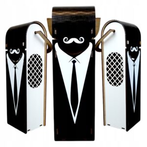 Skrzynka na Wino Alkohol na Urodziny Wesele Ślub na Prezent - Gentelman