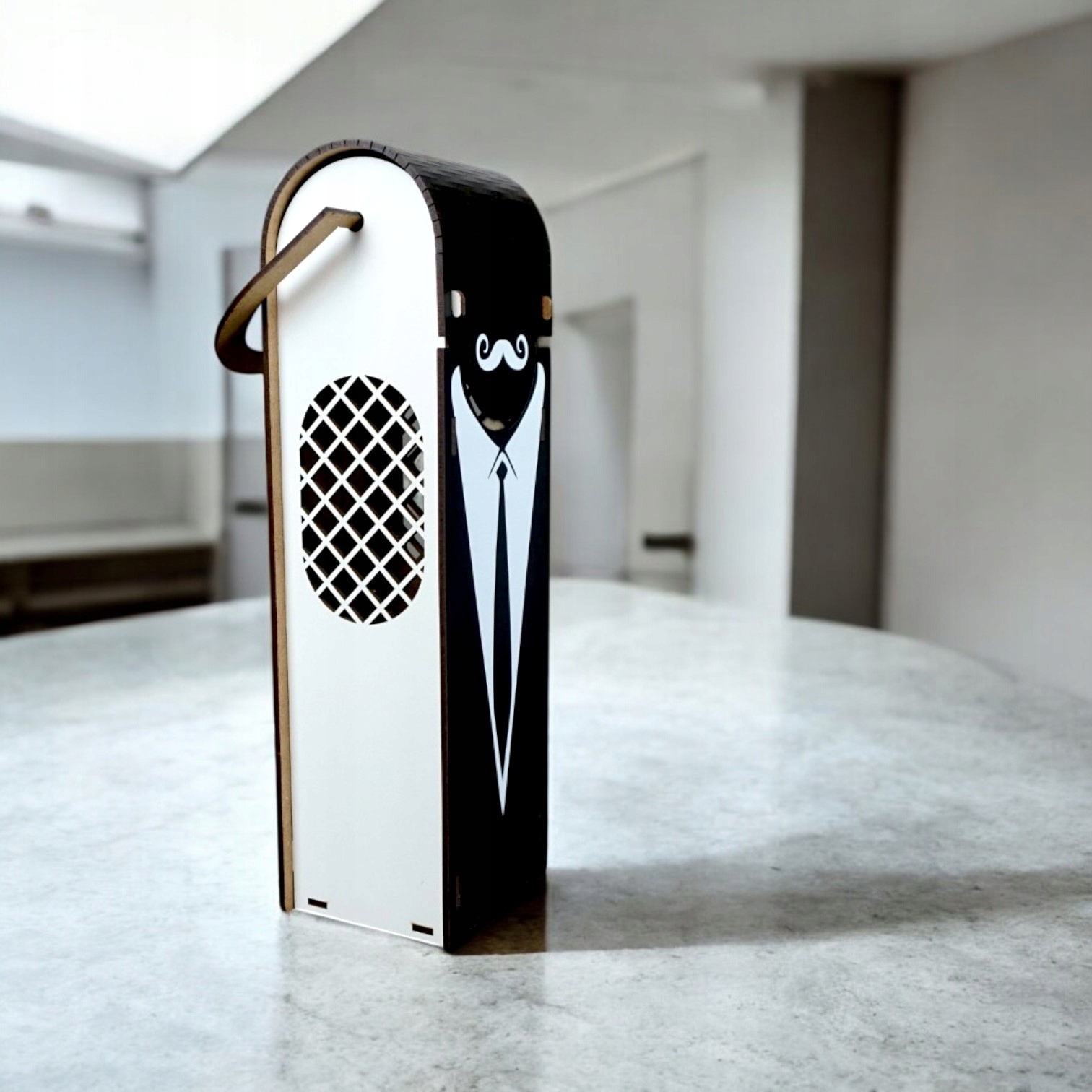 Skrzynka na Wino Alkohol na Urodziny Wesele Ślub na Prezent – Gentelman Skrzynka na Wino Alkohol na Urodziny Wesele Ślub na Prezent - Gentelman