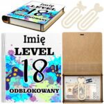 Pudełko na Pieniądze na 18 Osiemnastkę Drewniane Koperta Prezent Imię v.6
