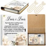 Pudełko na Pieniądze na Ślub Ślubne Drewniane Koperta Prezent Imię v.2