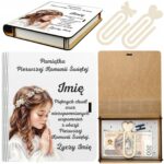 Pudełko na Pieniądze na Komunię Komunia Drewniane Koperta Prezent Imię v.4