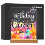 Akrylowa Statuetka z Okazji Urodzin Królowa Pamiątka Prezent