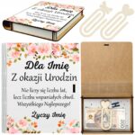 Drewniana Koperta na Pieniądze Pudełko na Urodziny Pamiątka z Imieniem