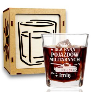 1 szklanka z grawerem dla fana pojazdow militarnych z sercami i korona 1 sdwa0605