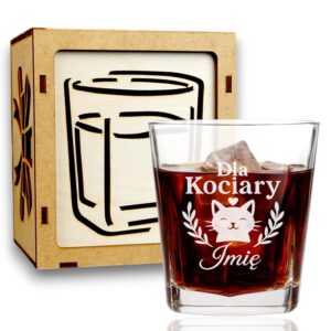 1 szklanka z grawerem dla kociary z laurem 1 sdwa0580