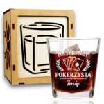 1 szklanka z grawerem dla pokerzysty z laurem 1 sdwa0568