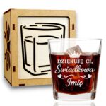 1 szklanka z grawerem dla swiadkowej z sercami i korona 1 sdwa0455