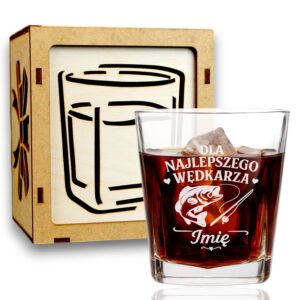 1 szklanka z grawerem dla wedkarza z sercami i korona 1 sdwa0779