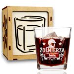 1 szklanka z grawerem dla zonierza ze wstazka 1 sdwa0908