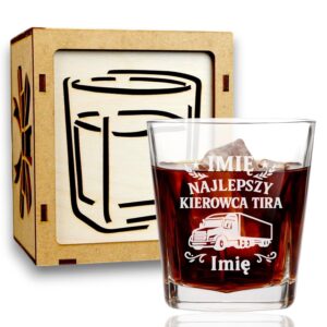 1 szklanka z grawerem dla kierowcy tira z balonami i ozdobami 1 sdwa0281