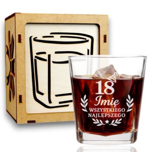 1 szklanka z grawerem na 18 urodziny z laurem 1 sdwa0003