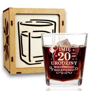 1 szklanka z grawerem na 20 urodziny z balonami i ozdobami 2 sdwa0130