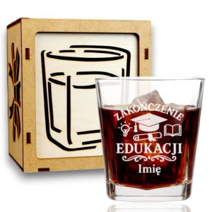 Szklanka z grawerem na Zakończenie Edukacji v.1