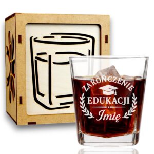 Szklanka z grawerem na Zakończenie Edukacji v.3