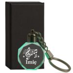 1 brelok z imieniem dla fana muzyki prosty 1 brld0552