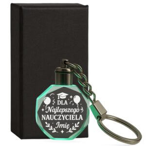 1 brelok z imieniem dla nauczyciela z balonami i ozdobami 1 brld0180