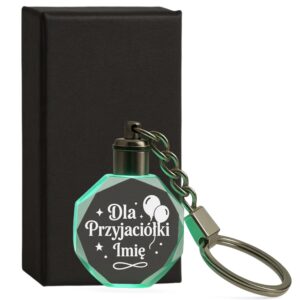 1 brelok z imieniem dla przyjacioki z balonami i ozdobami 1 brld0196
