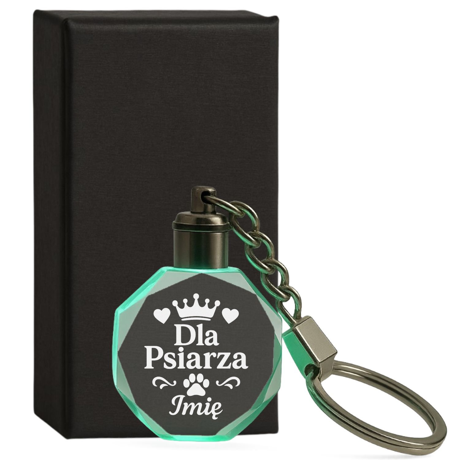 1 brelok z imieniem dla psiarza z sercami i korona 1 brld0399 1 brelok z imieniem dla psiarza z sercami i korona 1 brld0399