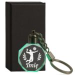 1 brelok z imieniem dla siatkarza z balonami i ozdobami 1 brld0726