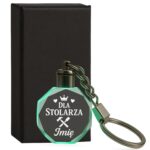 1 brelok z imieniem dla stolarza z sercami i korona 1 brld0423