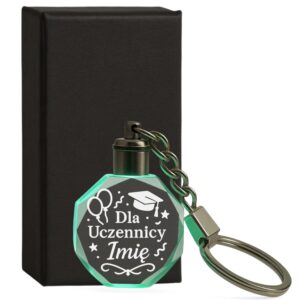 1 brelok z imieniem dla uczennicy z balonami i ozdobami 1 brld0256