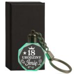 1 brelok z imieniem na 18 urodziny ekstrawagancki 1 brld0863