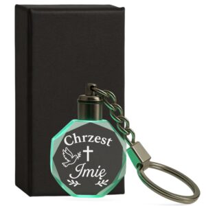 1 brelok z imieniem na chrzest prosty 1 brld0588