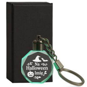 1 brelok z imieniem na halloween rozbudowany 1 brld0297