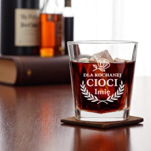 2 szklanka personalizowana dla cioci z laurem 1 sdwa0340