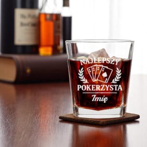 2 szklanka personalizowana dla pokerzysty z laurem 1 sdwa0568