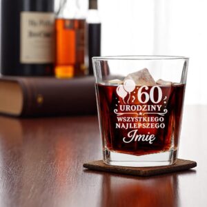 2 szklanka personalizowana na 60 urodziny z balonami i ozdobami 2 sdwa0097