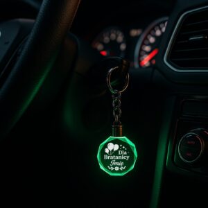 2 brelok personalizowany dla bratanicy z balonami i ozdobami 1 brld0092