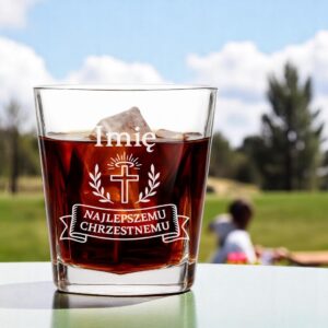 3 szklanka z imieniem dla chrzestnego ze wstazka 1 sdwa0327