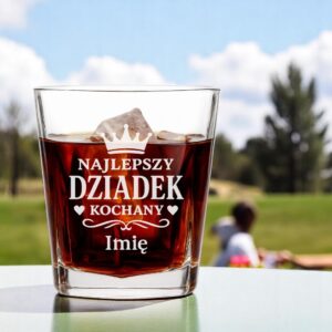 3 szklanka z imieniem dla dziadka z sercami i korona 1 sdwa0353