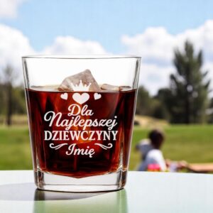 3 szklanka z imieniem dla dziewczyny z sercami i korona 1 sdwa0359