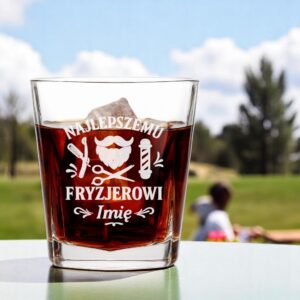 3 szklanka z imieniem dla fryzjera, barbera z balonami i ozdobami 1 sdwa0534