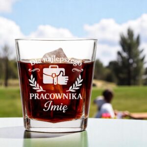 3 szklanka z imieniem dla pracownika z laurem 1 sdwa0412