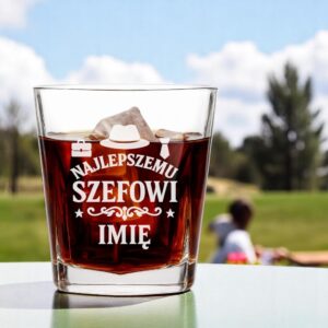 3 szklanka z imieniem dla szefa z balonami i ozdobami 1 sdwa0468