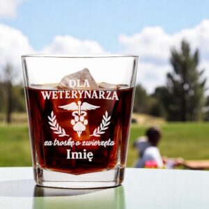 3 szklanka z imieniem dla weterynarza z laurem 1 sdwa0784