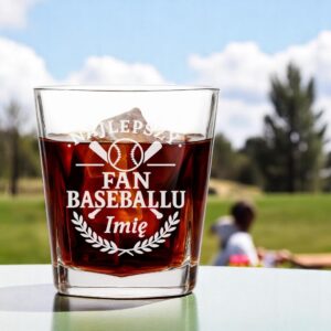 3 szklanka z imieniem dla fana baseballu z laurem 1 sdwa0265