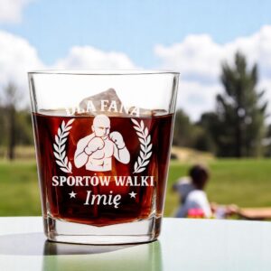 3 szklanka z imieniem dla fana sporto walki z laurem 1 sdwa0730