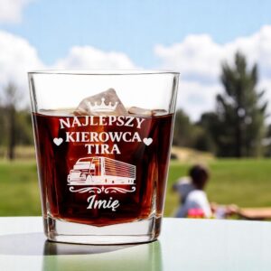 3 szklanka z imieniem dla kierowcy tira z sercami i korona 1 sdwa0280