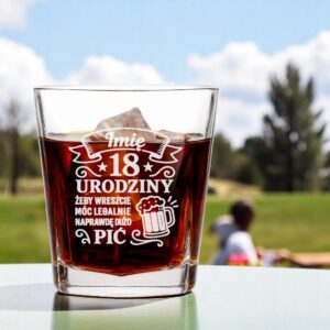 3 szklanka z imieniem na 18 urodziny ze smiesznym tekstem 1 sdwa0135
