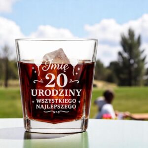 3 szklanka z imieniem na 20 urodziny z balonami i ozdobami 1 sdwa0129