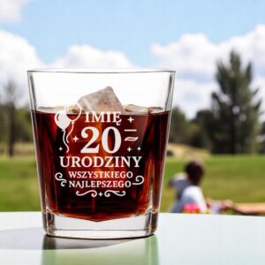 3 szklanka z imieniem na 20 urodziny z balonami i ozdobami 2 sdwa0130
