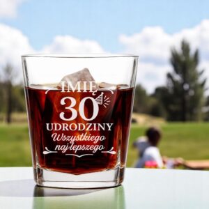 3 szklanka z imieniem na 30 urodziny geometryczny 1 sdwa0024