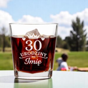 3 szklanka z imieniem na 30 urodziny z sercami i korona 1 sdwa0023