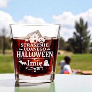 3 szklanka z imieniem na halloween z balonami i ozdobami 1 sdwa0546