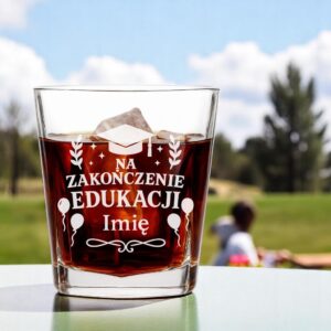 Szklanka z grawerem na Zakończenie Edukacji v.2