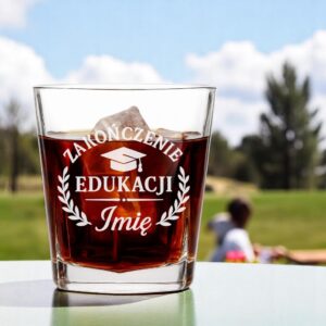 Szklanka z grawerem na Zakończenie Edukacji v.3
